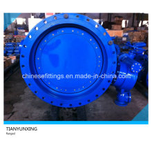 DIN/API Gearbox Double Flanged Eccentric Butterfly Valves